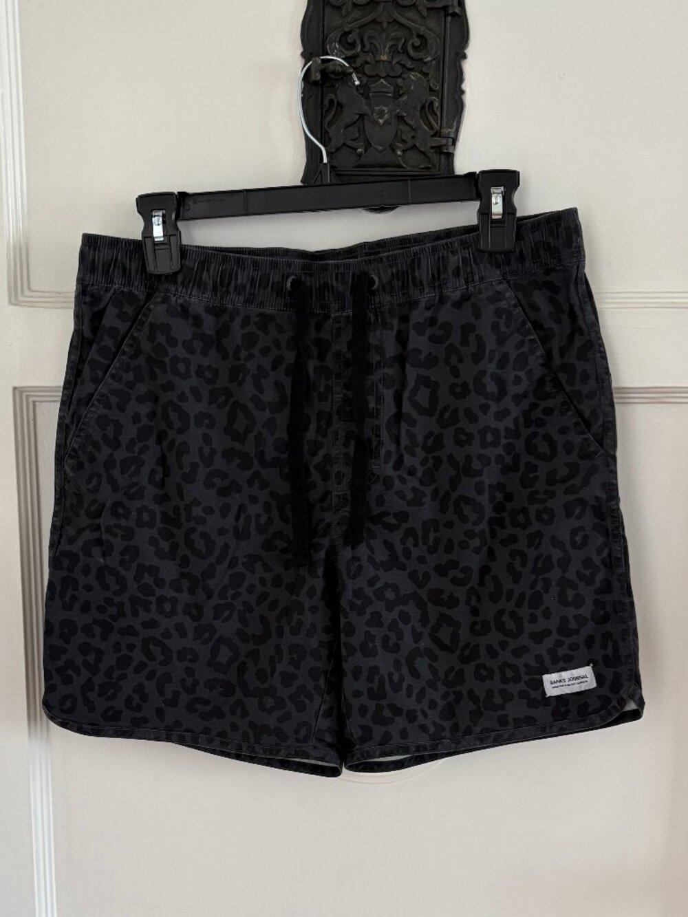 Banks Journal Mens Shorts | Medium | Leopard Print